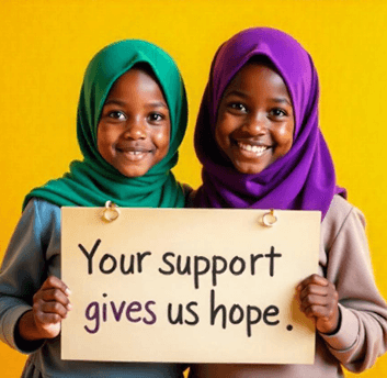 Your support gives us hope